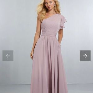 A-line Chiffon bridesmaids dress. Size 4